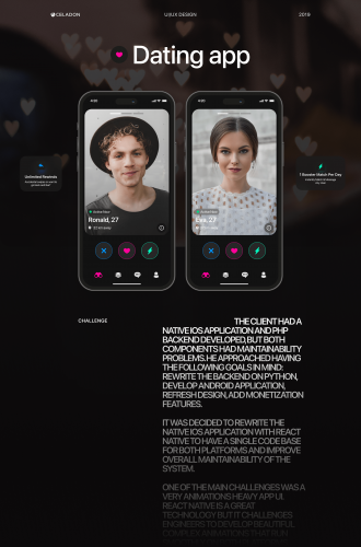 Celadon.Design agency's portfolio
