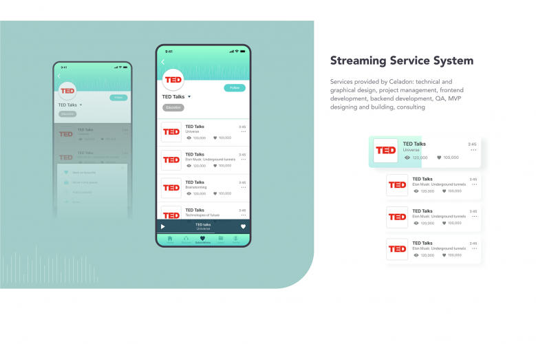 Celadon.Design agency's portfolio