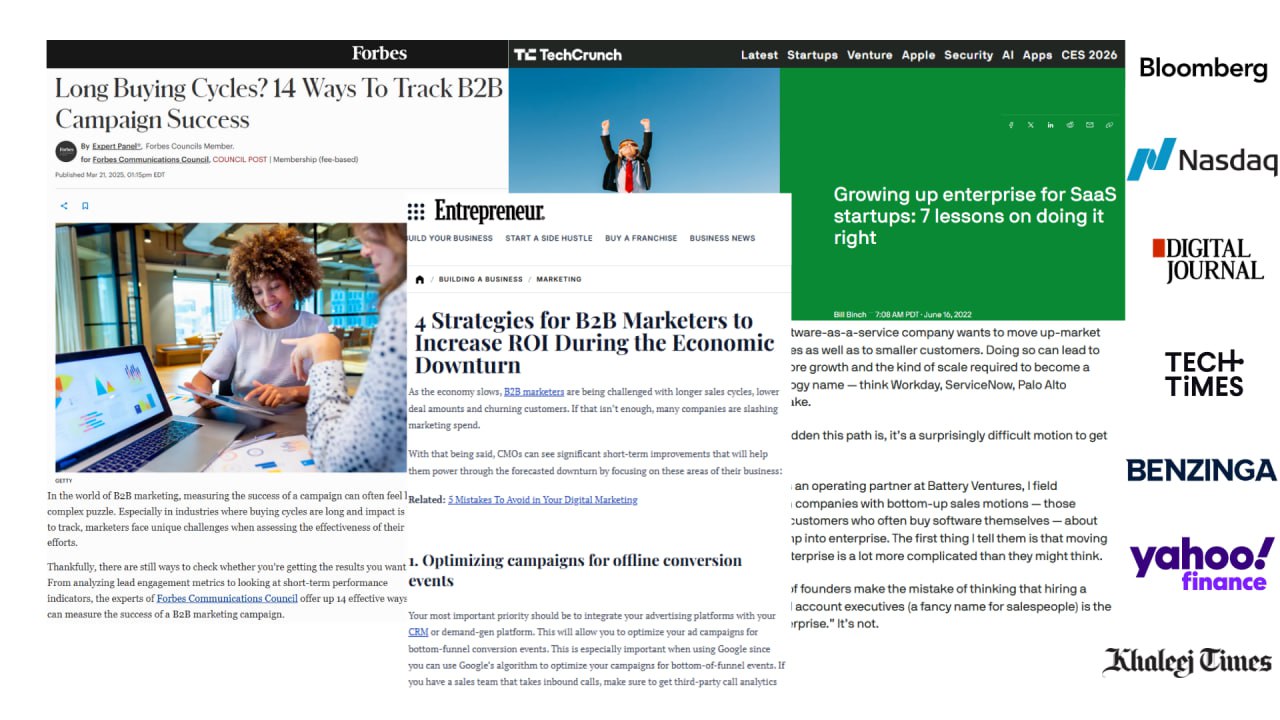 OBA PR agency's portfolio
