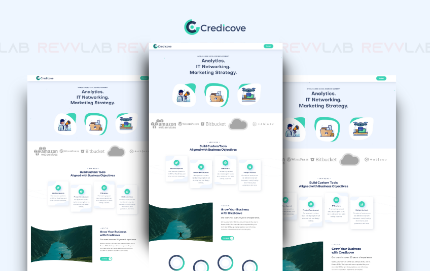 RevvLab agency's portfolio