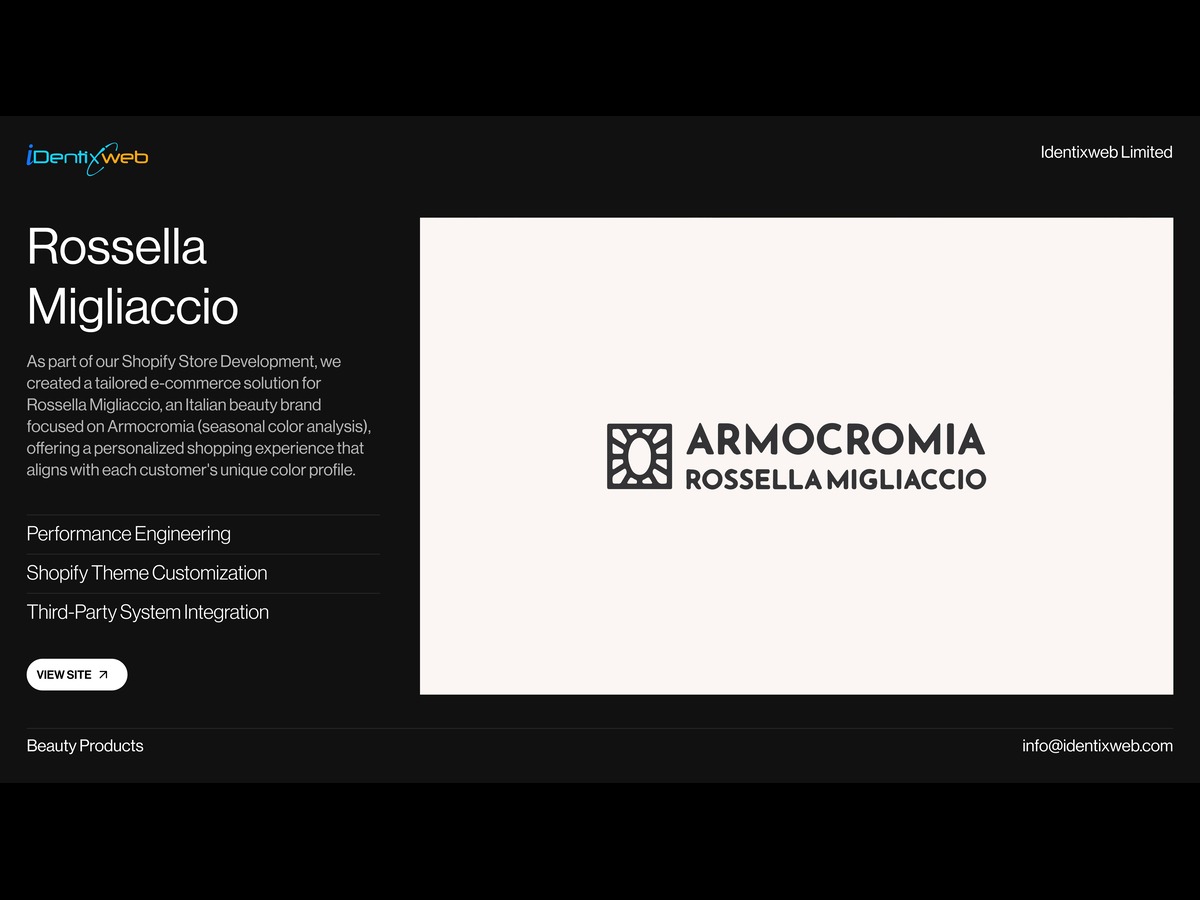 Identixweb Limited agency's portfolio