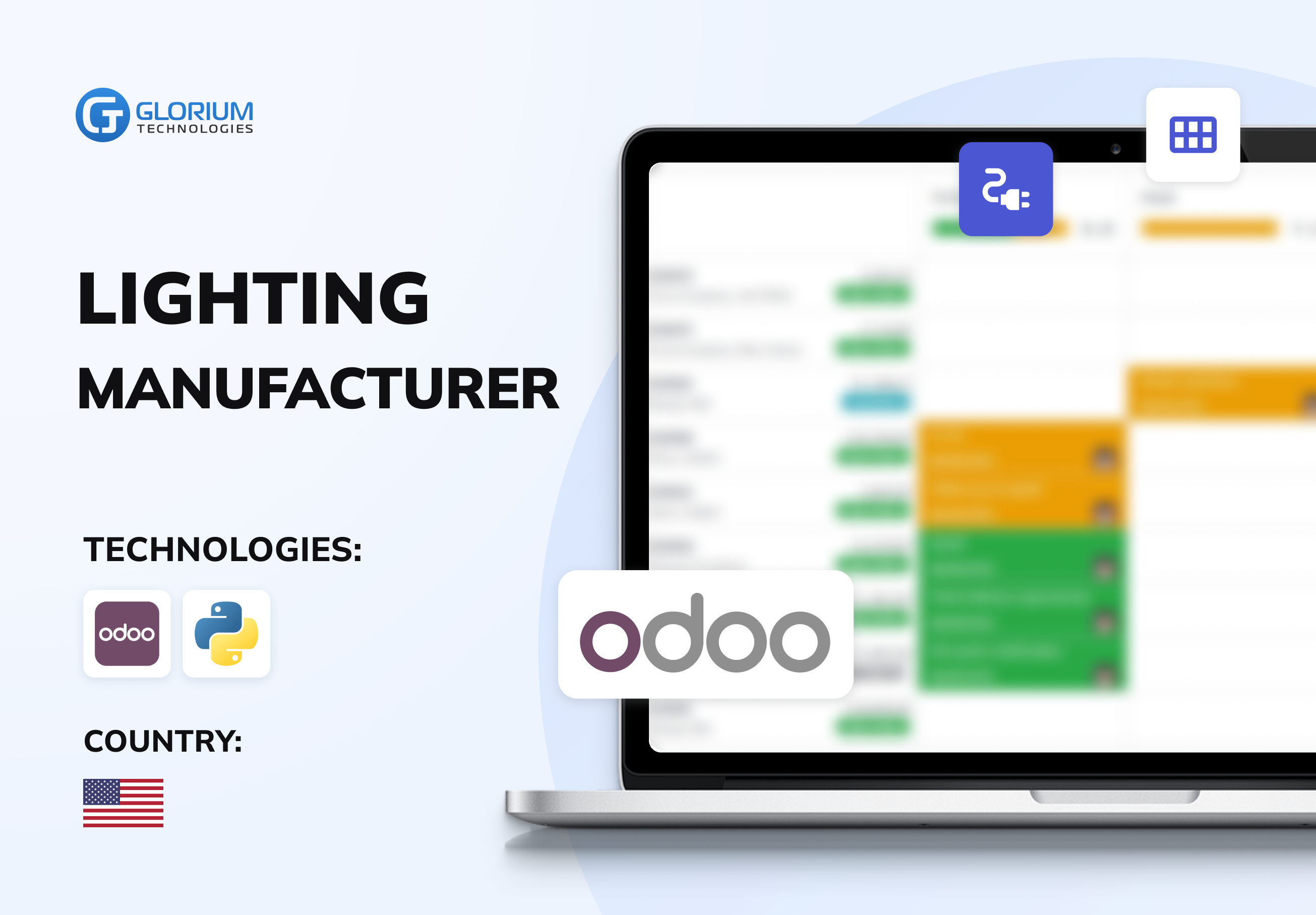 Glorium Technologies agency's portfolio