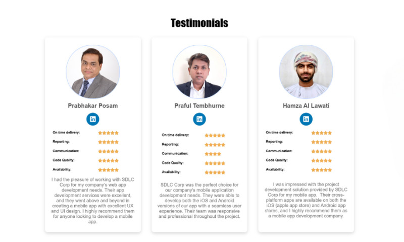 SDLC Corp agency's portfolio