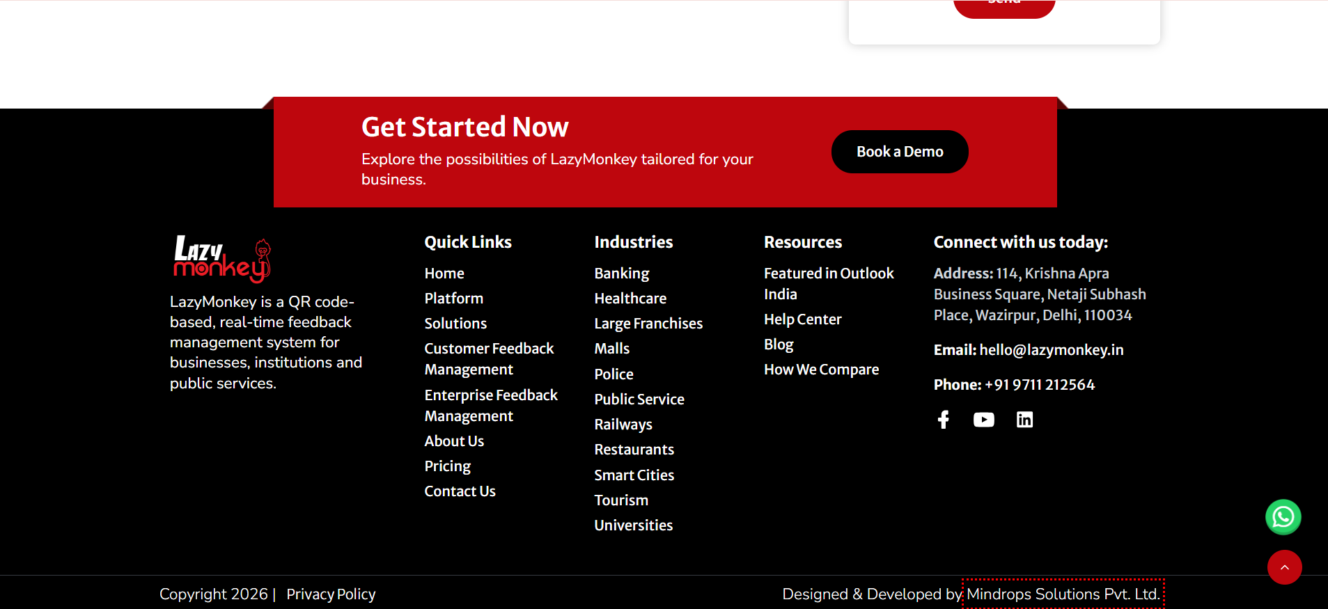 Mindrops agency's portfolio
