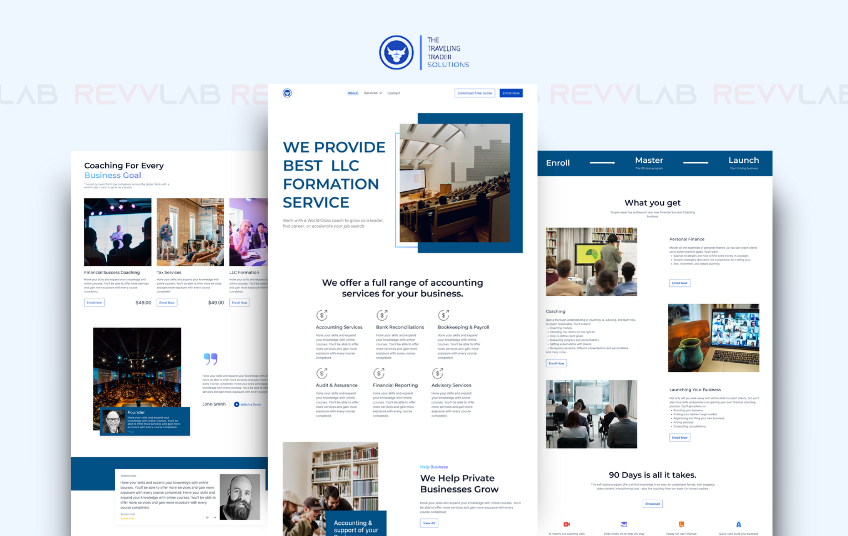 RevvLab agency's portfolio