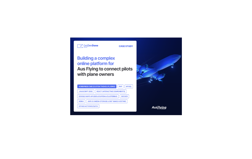 GetDevDone agency's portfolio