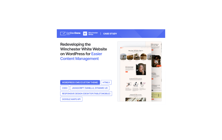 GetDevDone agency's portfolio
