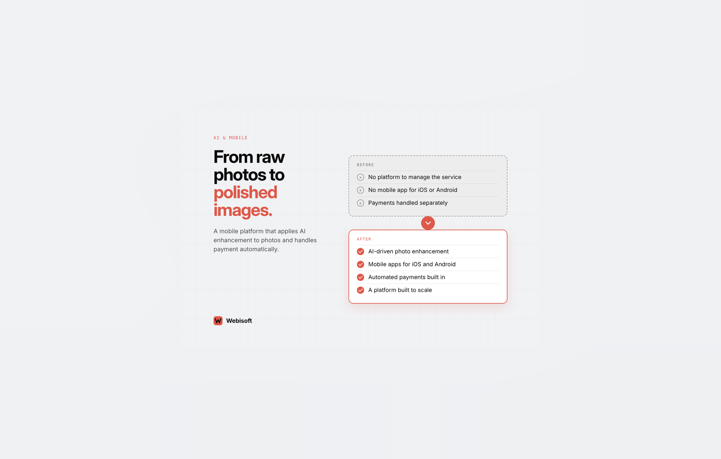 Webisoft agency's portfolio