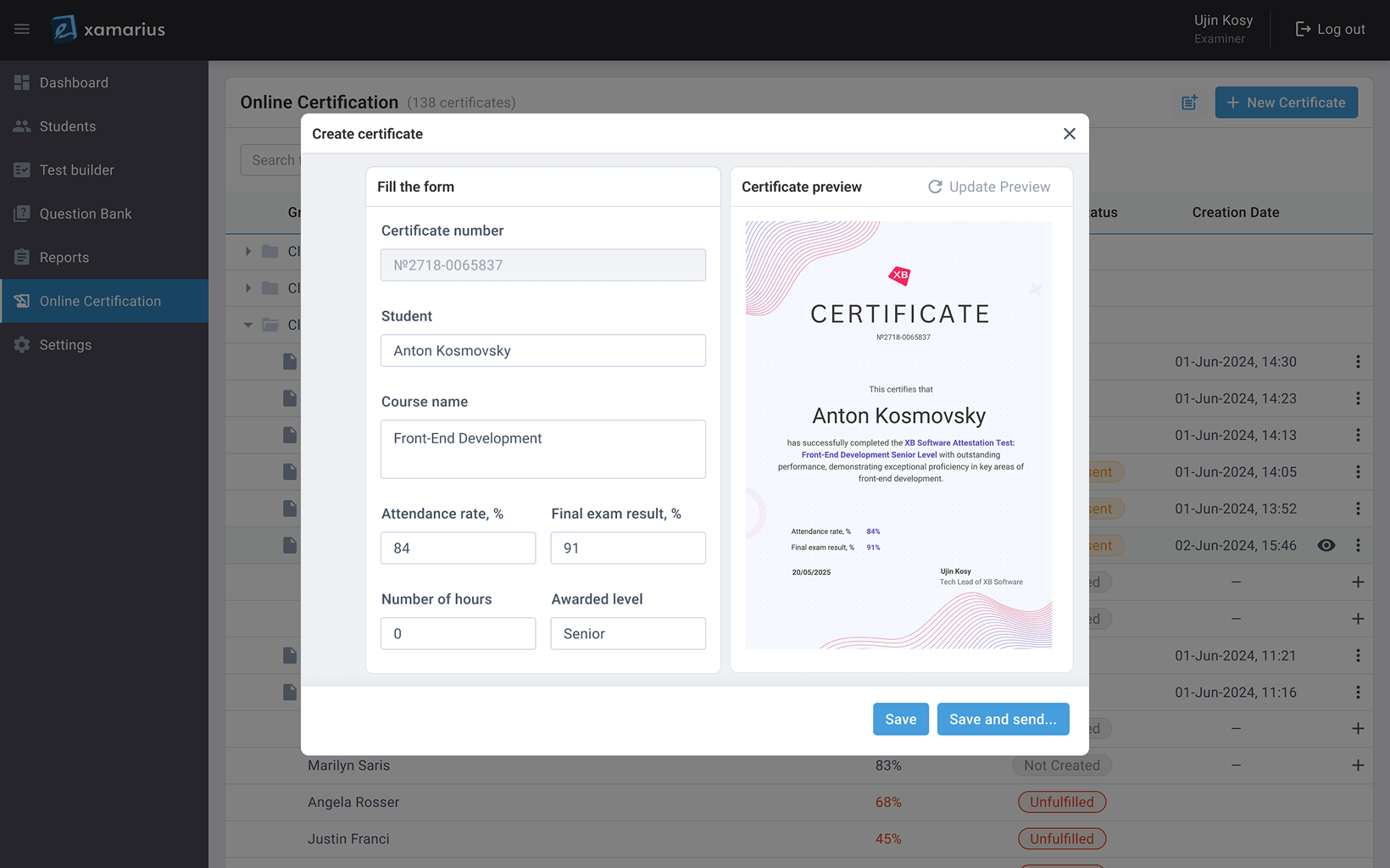 XB Software agency's portfolio