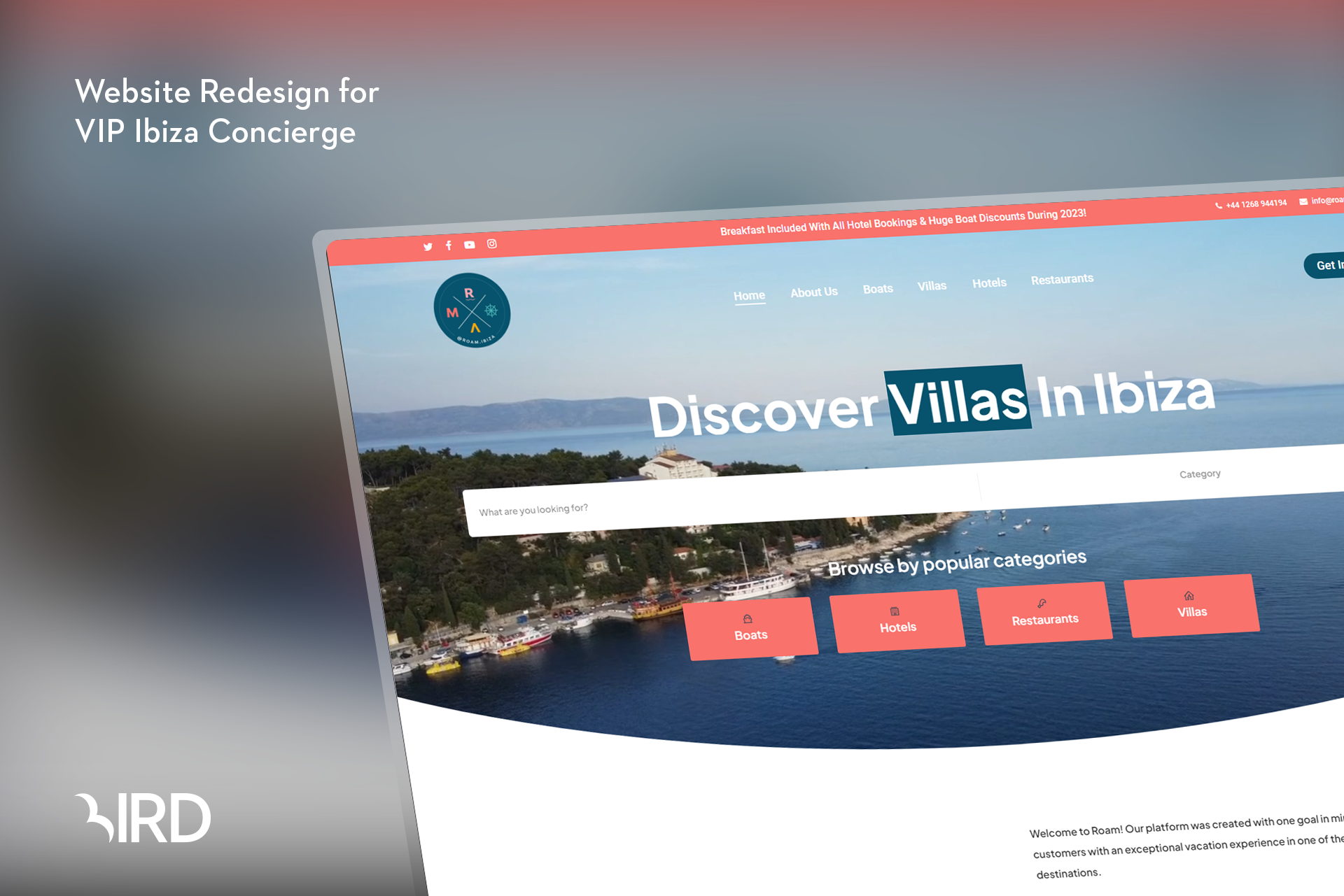 Bird Marketing agency's portfolio