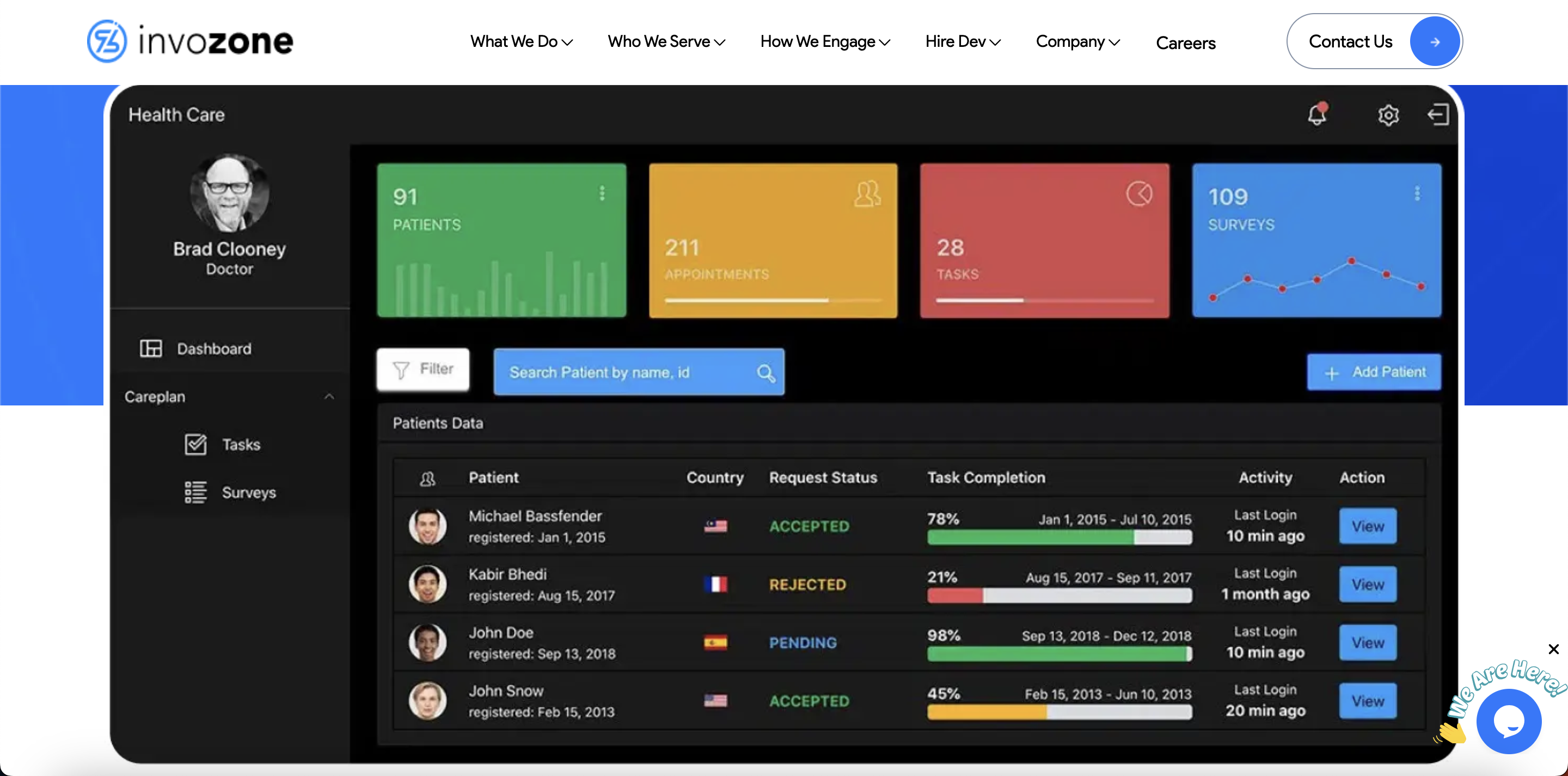 InvoZone agency's portfolio