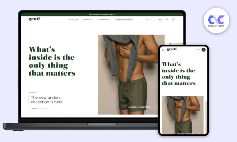 Code and Core agency's portfolio