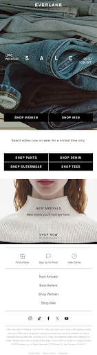 Email from Everlane