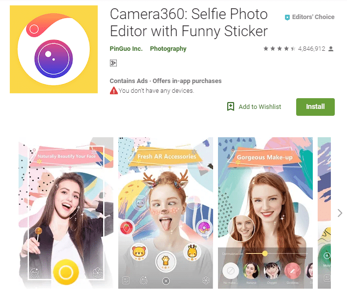 Camera-360-android-app