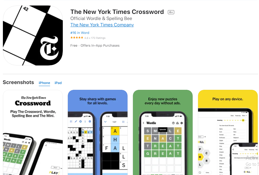 New York's Times Crossword