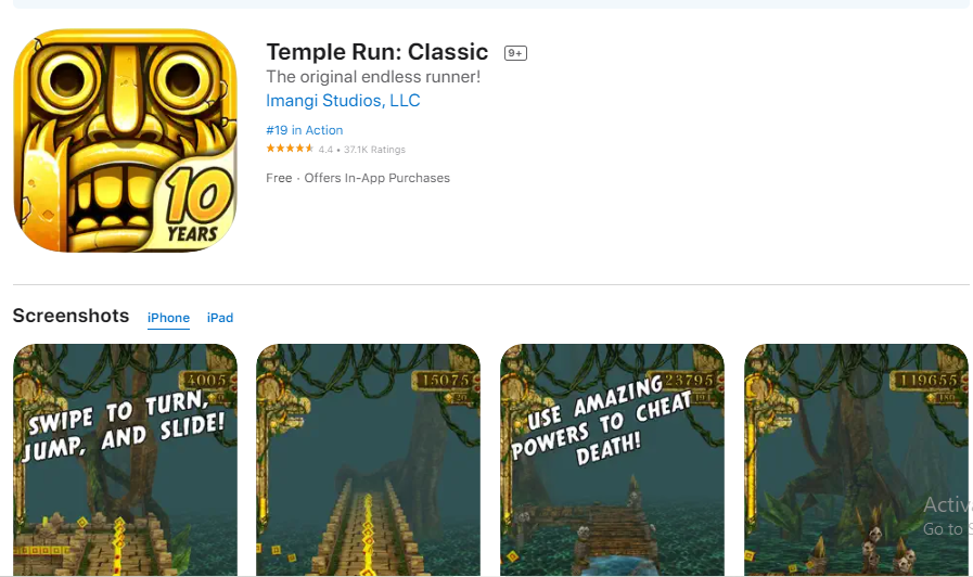 Temple Run and Temple Run 2