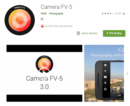 Camera FV-5 pro