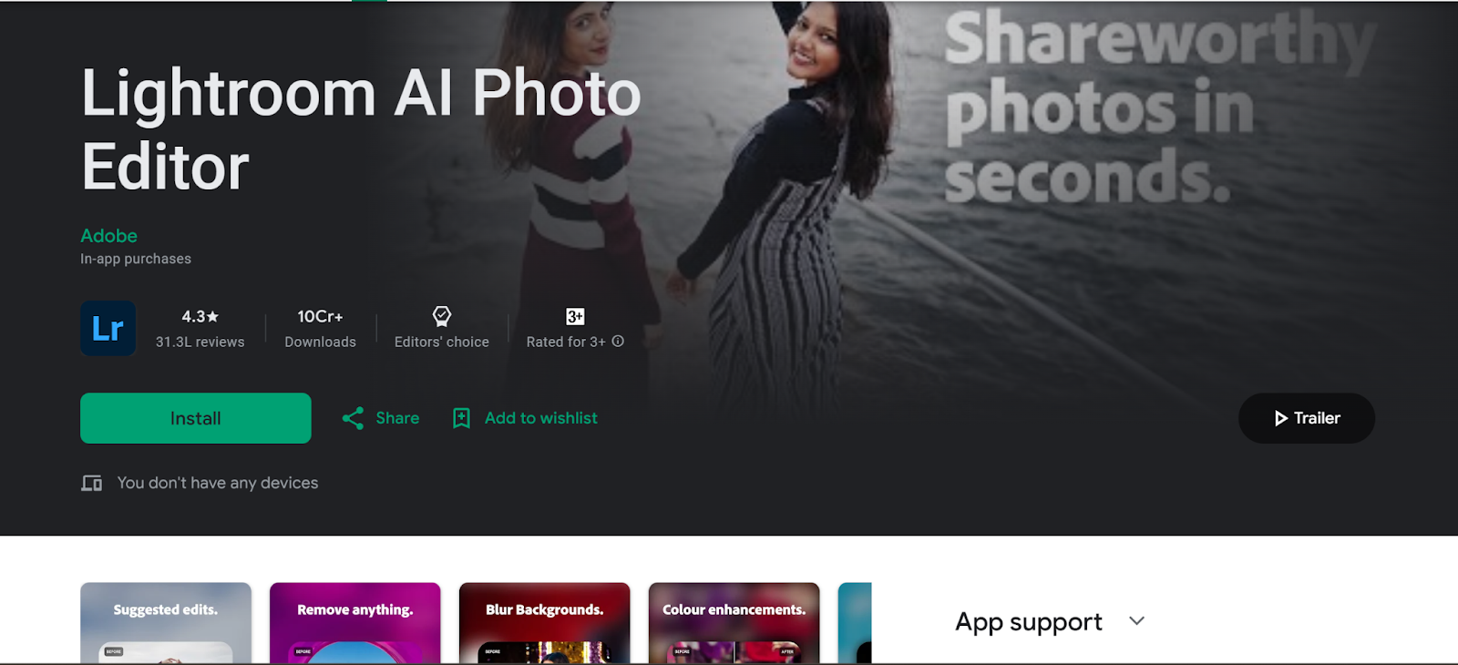 Lightroom AI Photo Editor 