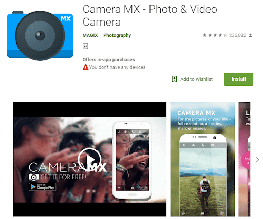 Camera MX